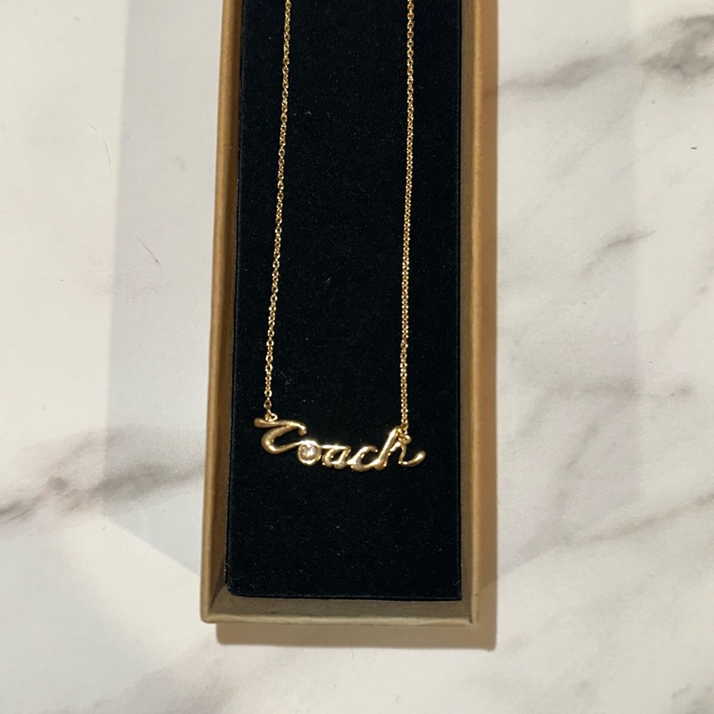 Coach Script Necklace! - image 1